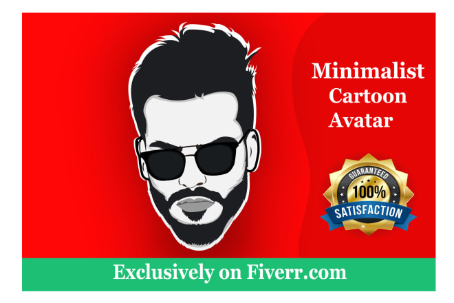 I will draw minimalist cartoon avatar vector portrait within 24 hours