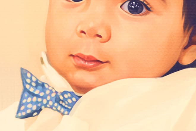 I will draw personalized realistic digital portraits for you