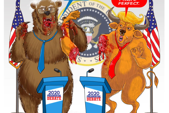 I will draw political cartoon and comic strip