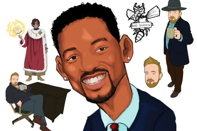 I will draw portrait,concept art or any illustration