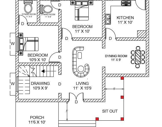 I will draw professionally 2d floor plans in autocad