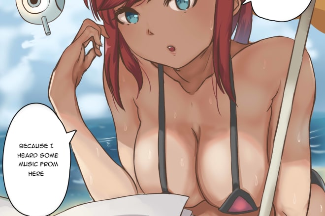 I will draw sfw or nsfw anime manga illustration