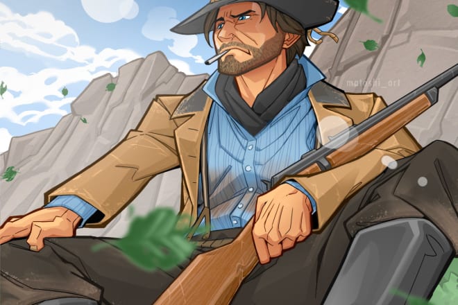 I will draw the best digital art for you