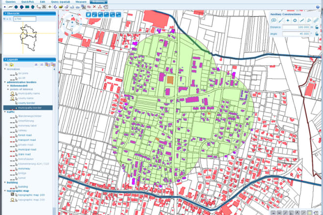 I will draw vector map in gis
