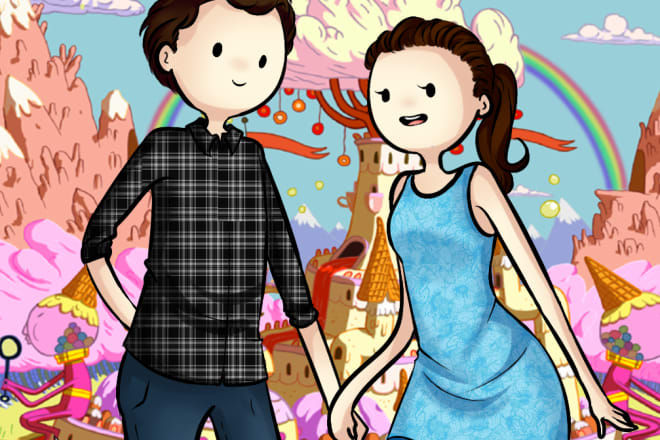 I will draw you in adventure time style