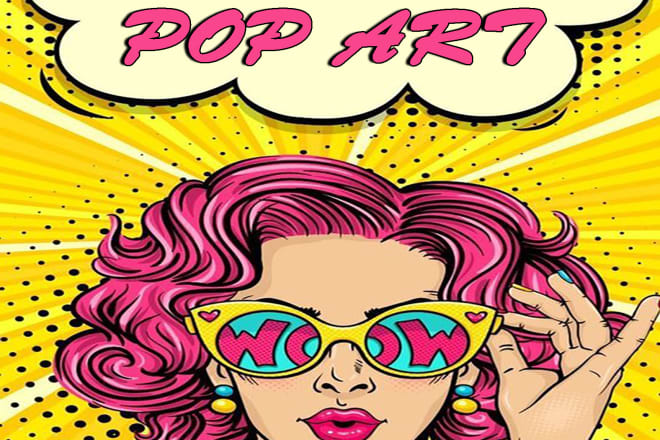 I will draw you into custom pop art comic book, personalized