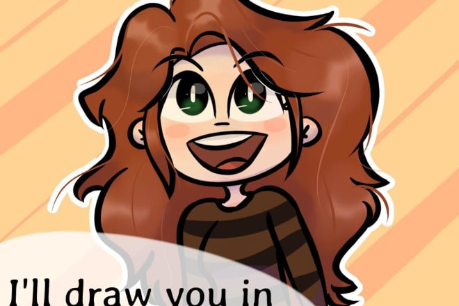 I will draw you or your friend in my own cartoon style