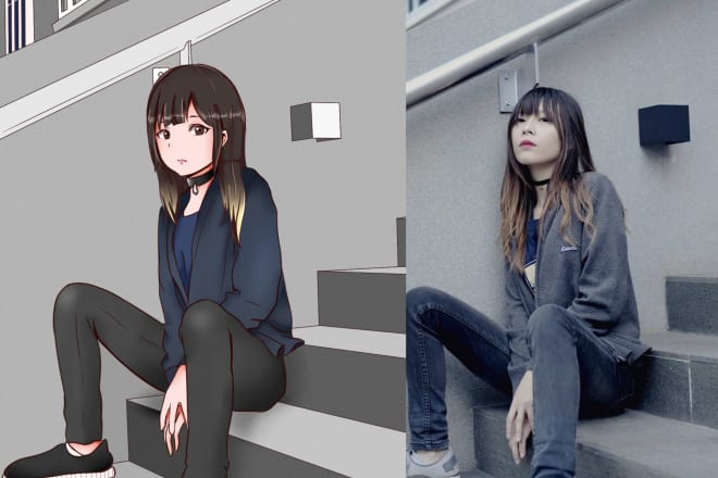 I will draw your photo into anime art