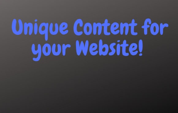 I will drive more traffic to your website with unique content