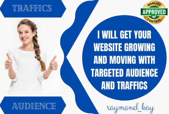 I will drive targeted and massive traffic to your website with targeted ranking