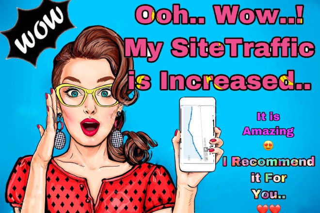 I will drive unlimited organic web traffic to your site, blog