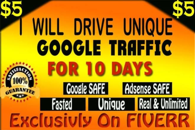 I will drive verified google friendly web traffic