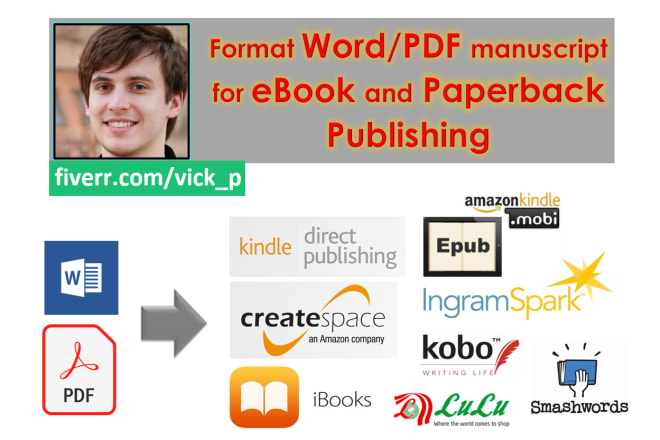 I will ebook or paperback formatting for kdp, createspace, ingramspark publishing