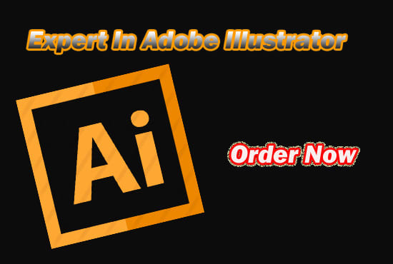 I will expert in adobe illustrator