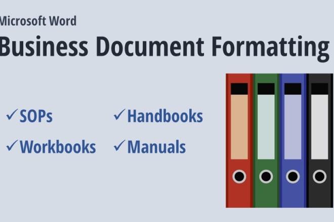 I will format handbook, manual, or sop