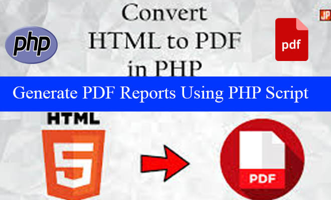 I will generate pdf reports in php and fpdf library