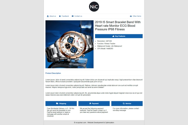 I will give 5 professional ebay templates in 2 hours and editor