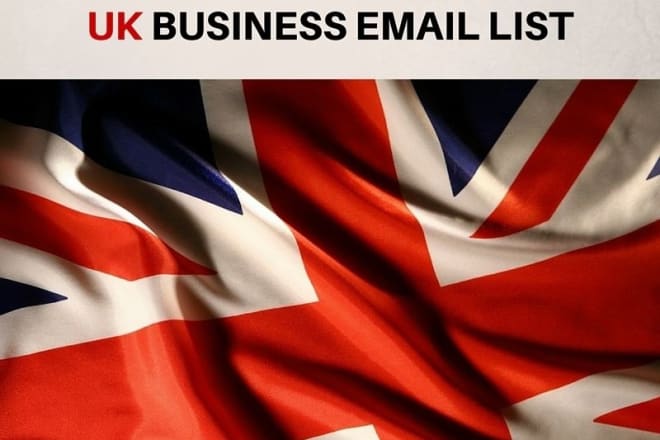 I will give 787k UK business email database with full details