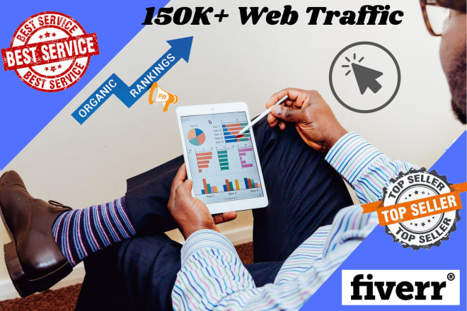 I will give organic traffic to your website