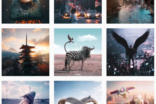I will give you a shoutout on a 100k instagram photoshop account