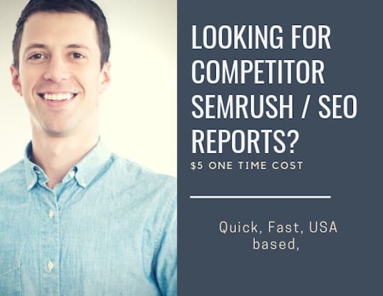 I will give you semrush and ahrefs reports
