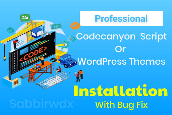 I will install any codecanyon envato themes or php script with data