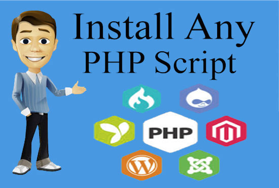 I will install any php script