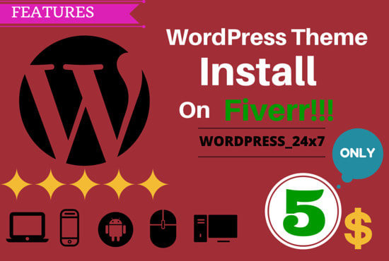 I will install wordpress theme like demo in 2hrs