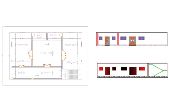 I will make 2d house map in auto cad