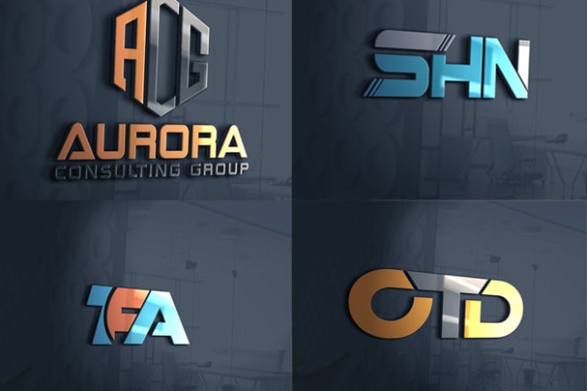 I will make 3 letter logo design in 24hrs