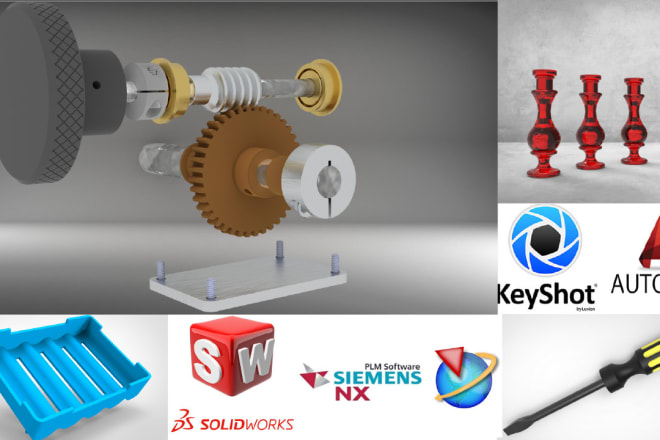 I will make 3d cad models and engineering products
