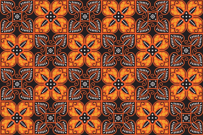 I will make a batik design pattern