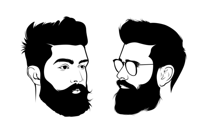 I will make a cartoon face for the profile