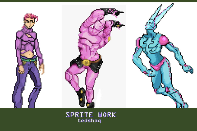 I will make a pixel art sprite, 2d game asset or sprite animation