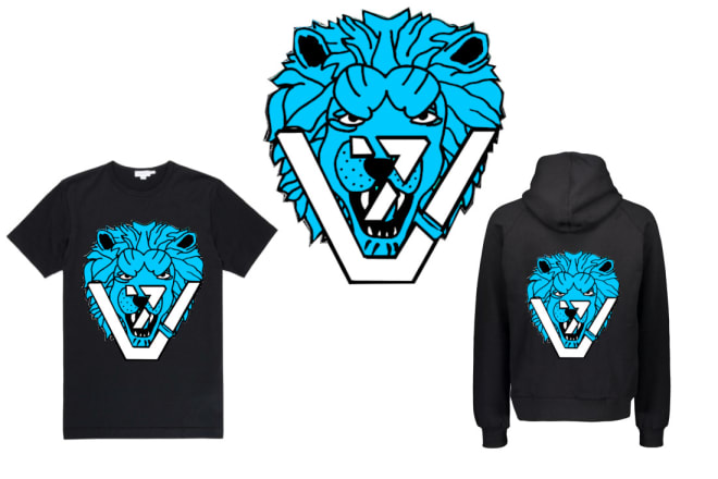 I will make a quality merchandise design and mockups