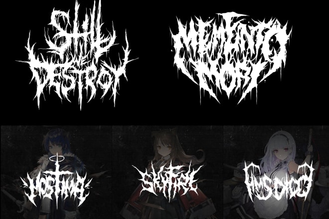 I will make an extreme, brutal metal logo for you