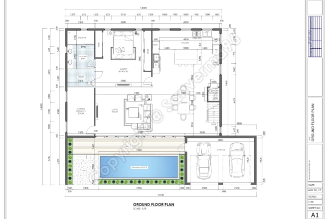 I will make architectural drawings in autocad