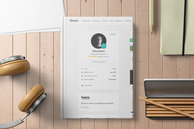 I will make book and digital cover mockups