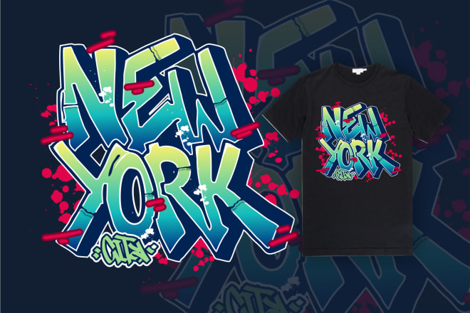 I will make cool graffiti design