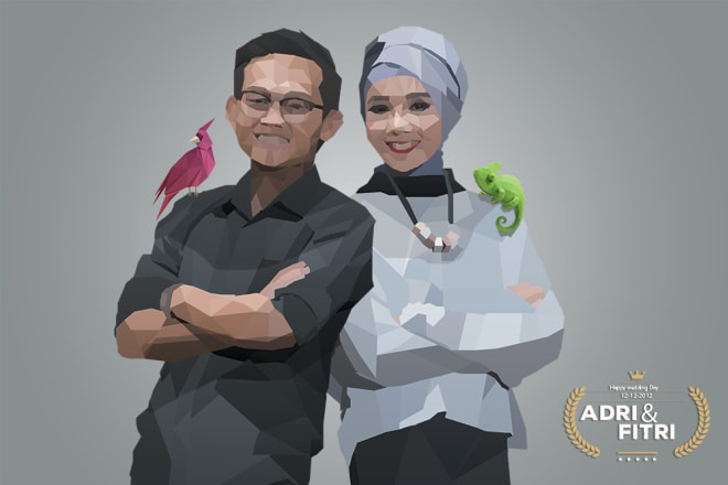 I will make lowpoly your potrait buy 1 get 1 free