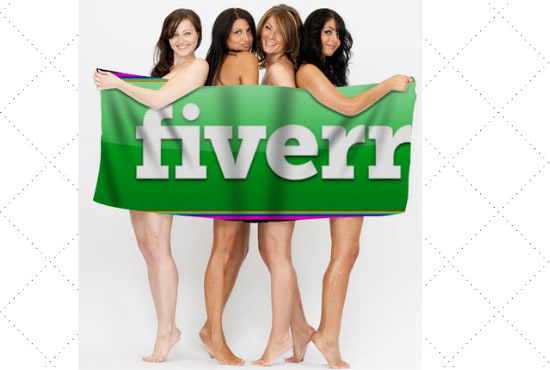 I will make these dream girls hold your image or logo banner