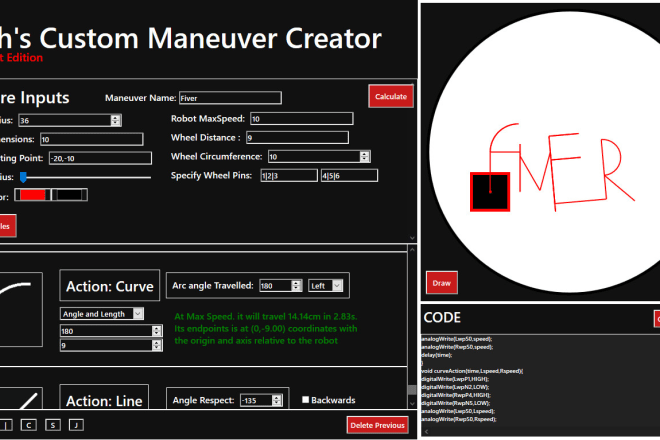 I will make you a single html file web app that makes calculation and stuff