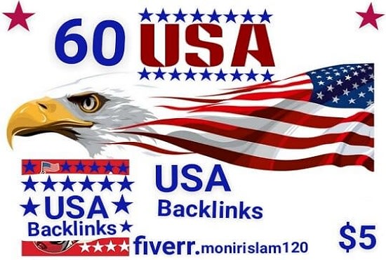 I will manually 60 USA backlinks SEO service link building