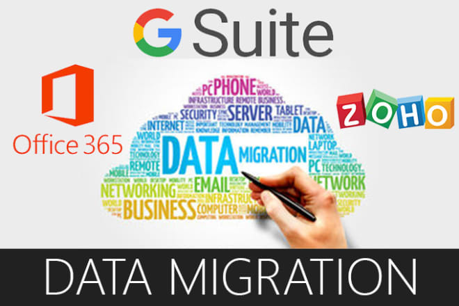 I will migrate g suite, office 365, zoho mail