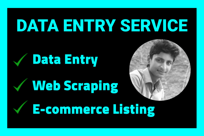 I will online and offline data entry,data scraping and web research