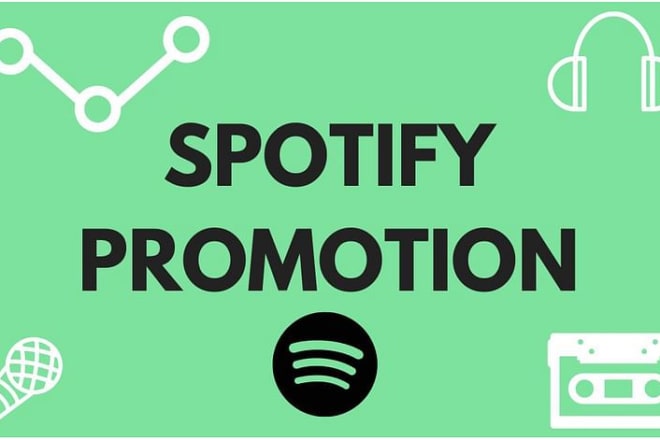 I will organic spotify music promotion