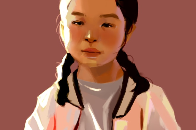 I will paint you a portrait in a painterly style