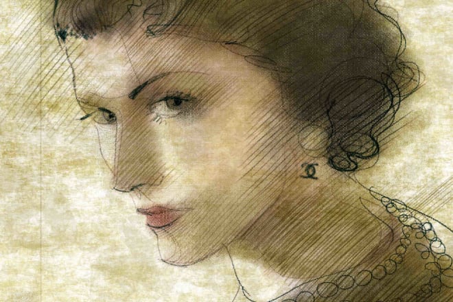 I will paint your portrait in leonardo da vinci style