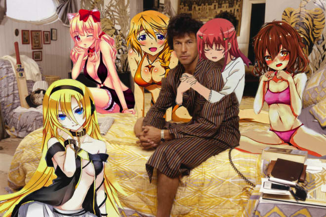 I will photoshop anime characters into your pics