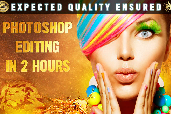 I will photoshop editing and logo design eye catching pro quality